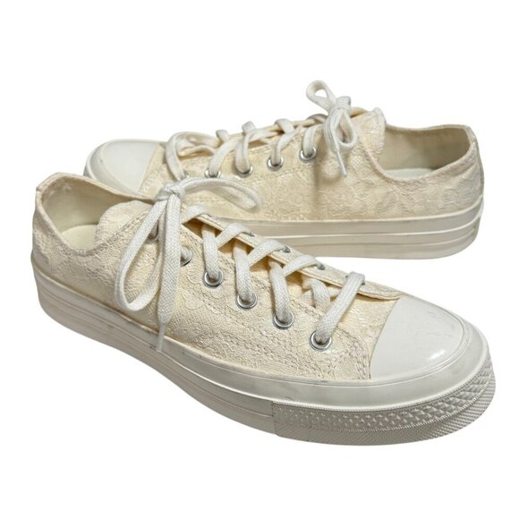 Chuck 70 Low Top Lace Sneakers Vintage White Women's size 10 NEW - Picture 3 of 6